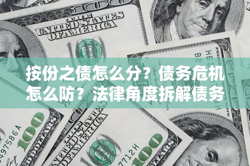 北京按份之债怎么分？债务危机怎么防？法律角度拆解债务分配与风险自保指南