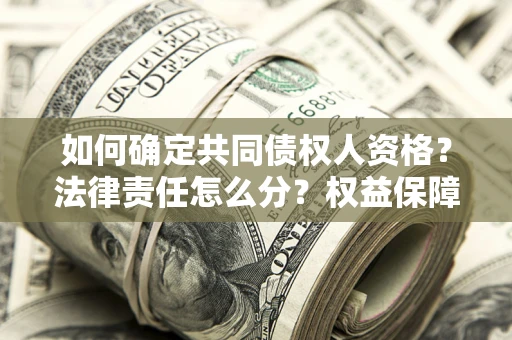 北京如何确定共同债权人资格？法律责任怎么分？权益保障技巧揭秘！