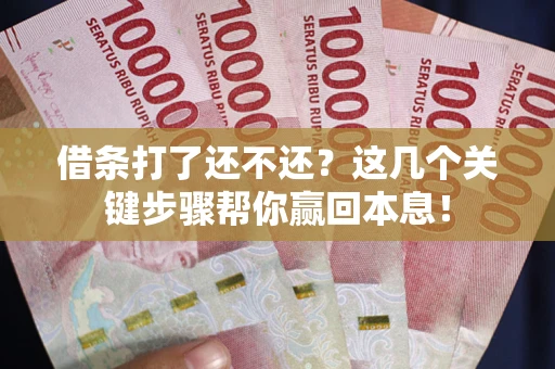 北京借条打了还不还？这几个关键步骤帮你赢回本息！