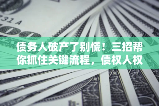 北京债务人破产了别慌！三招帮你抓住关键流程，债权人权益不再缩水
