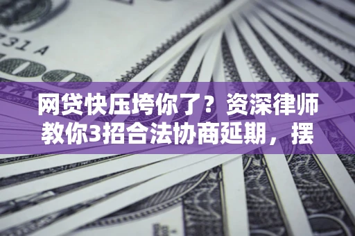 北京网贷快压垮你了？资深律师教你3招合法协商延期，摆脱暴力催收！