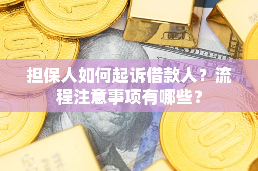 北京担保人如何起诉借款人？流程注意事项有哪些？